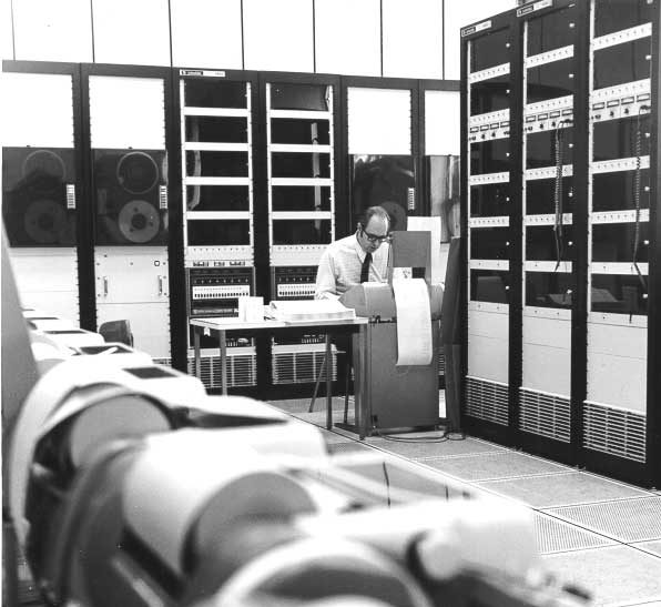 Astrodata room at the CN Telex Telecommunications Centre