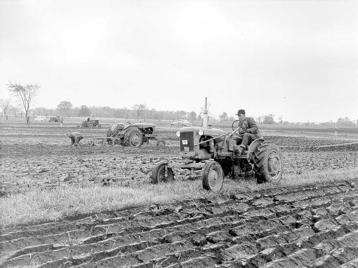 Tractor ploughing match