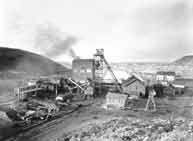 General view of Rosedale Mine and buildings