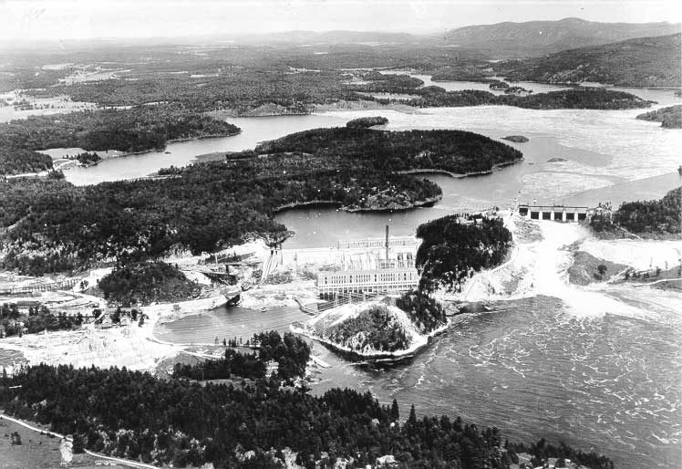 Paugan Falls Development on the Gatineau River