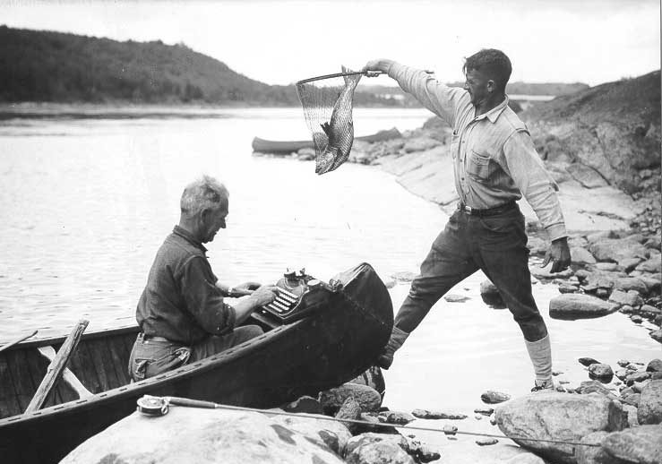 V.B. Gray`s ouananiche fishing trip, Grande-Décharge