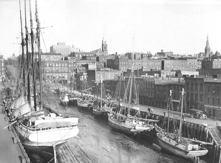 Market slip in Saint John, New Brunswick