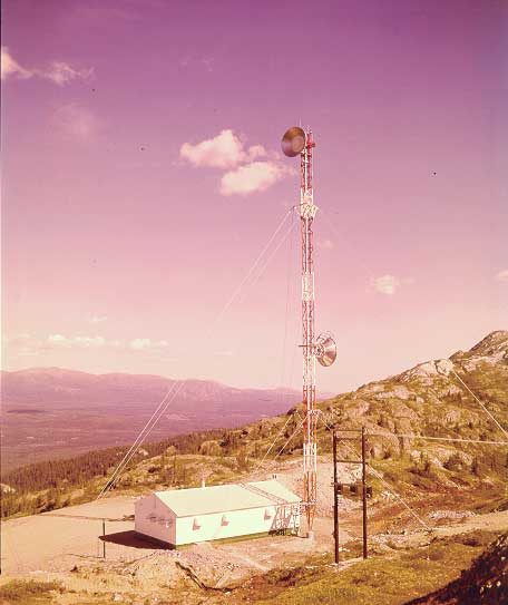 Microwave radio relay station