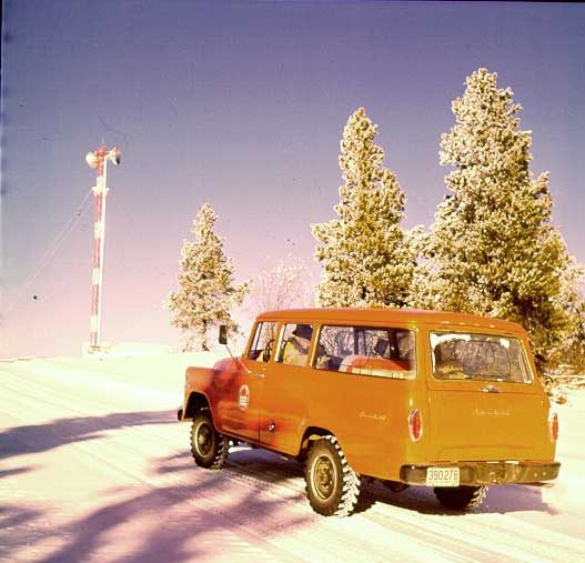 Winter operations, Canada-Alaska microwave system