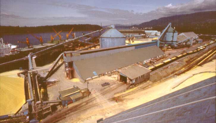 Sulphur terminal