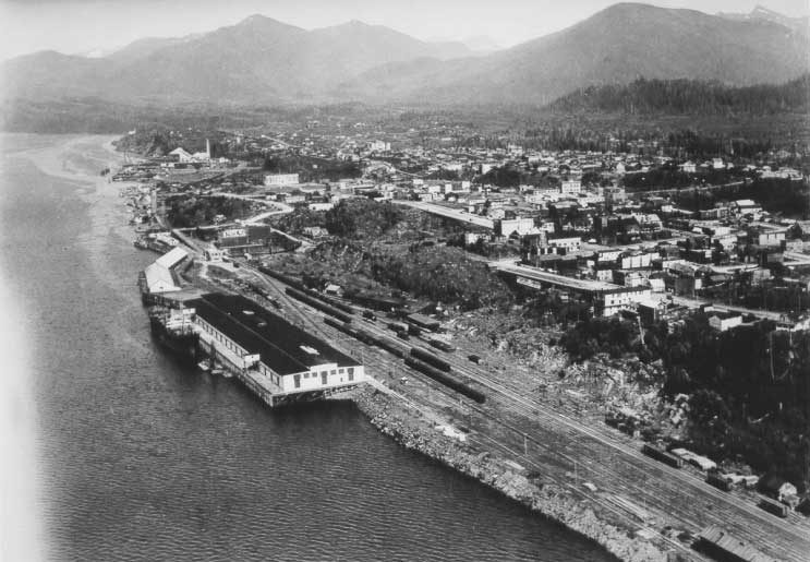 Harbour and railway yards, Prince Rupert