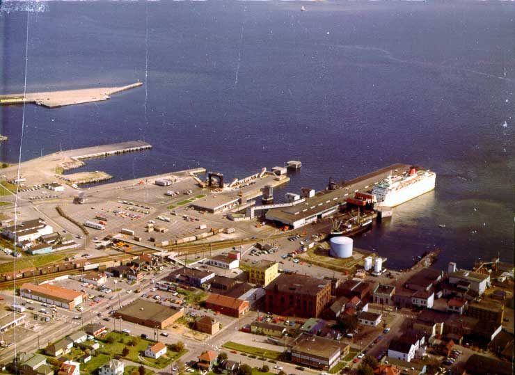 Aerial views of North Sydney Harbour