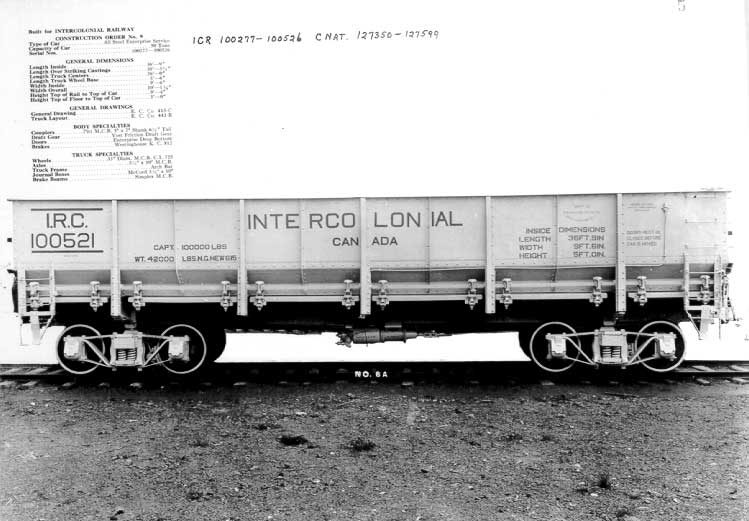 Intercolonial Railway steel dump car