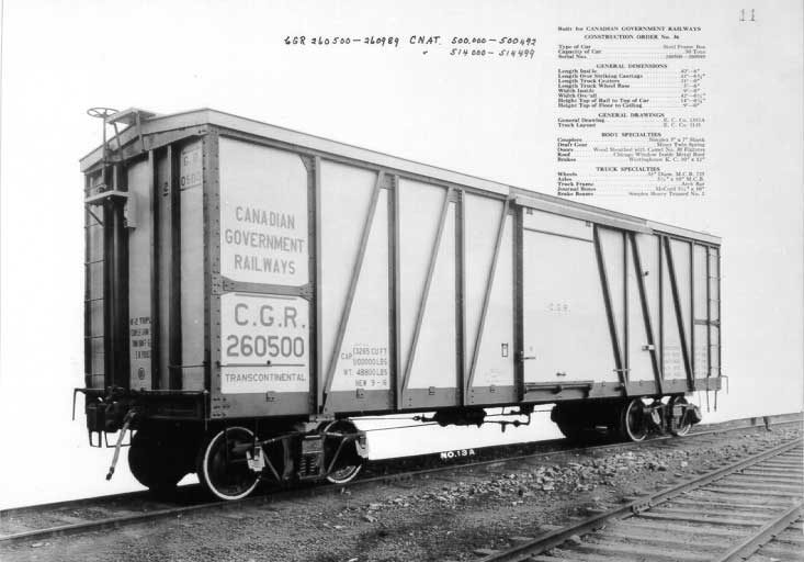 Canadian Government Railway steel-frame boxcar