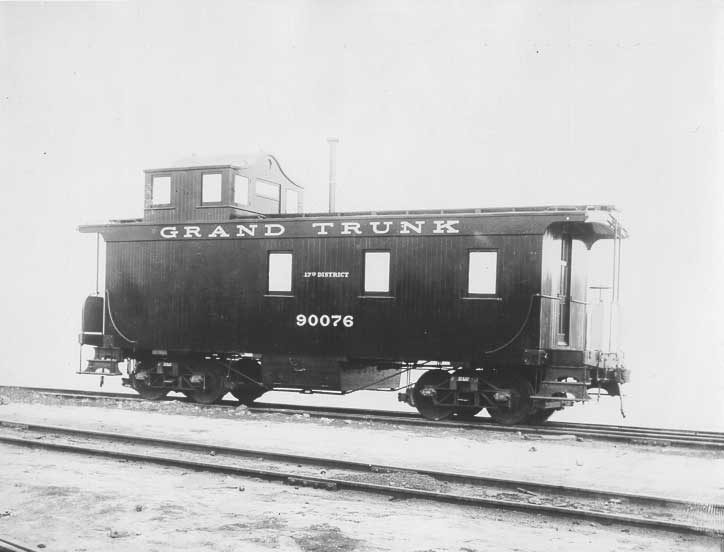 Grand Trunk Railway caboose No. 90076