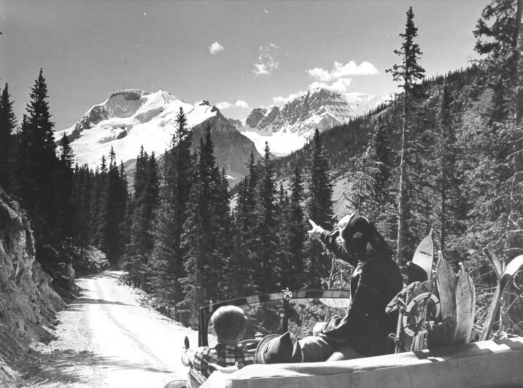 Mount Athabaska from Columbia Road Drive