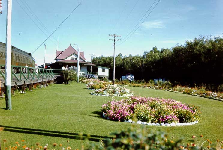 Garden at Victoria Beach Station