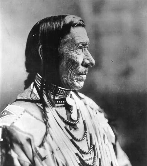 Portrait of Blackfoot Chief High Eagle