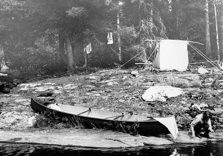 McAlpine Lake Camp, Rainy Lake section