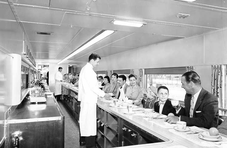 CNR Pullman dinette car