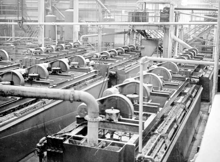 Interior shots of Potash mines