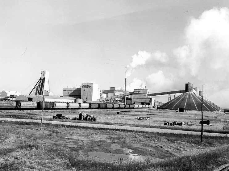 View of Potash mines