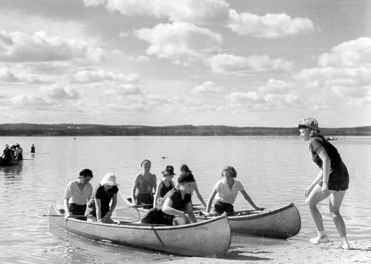 Canoeing, Camp Glen Bernard