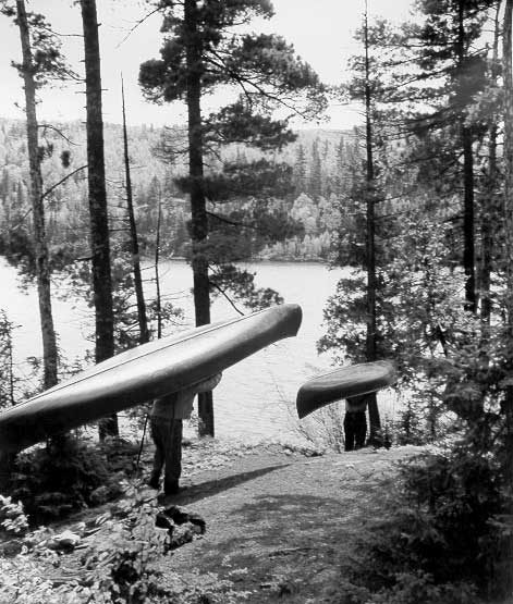 Portage scene : Avra Lee Lake