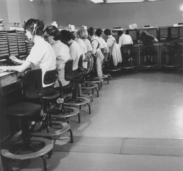 Switchboard in exchange CNT building