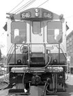 CN diesel-electric locomotive 1646, model H12-44, rear view