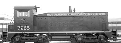 GTW diesel-electric locomotive 7265, model SW-900, right side