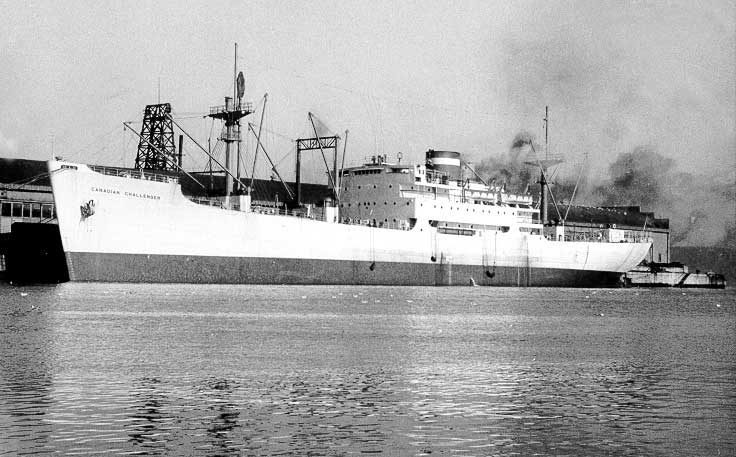Passenger and cargo ship MV Canadian Challenger
