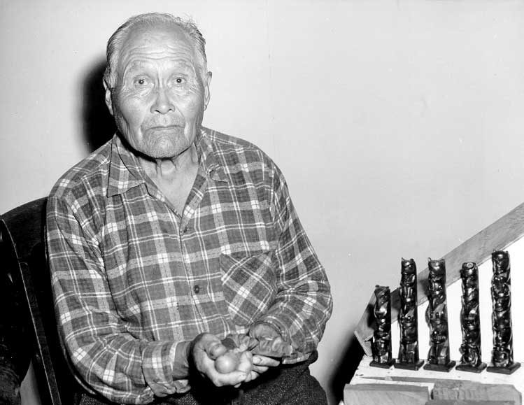 Robert Robertson and his argillite carvings