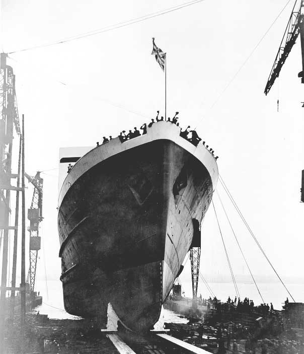 Launching of the passenger ship SS Prince Henry