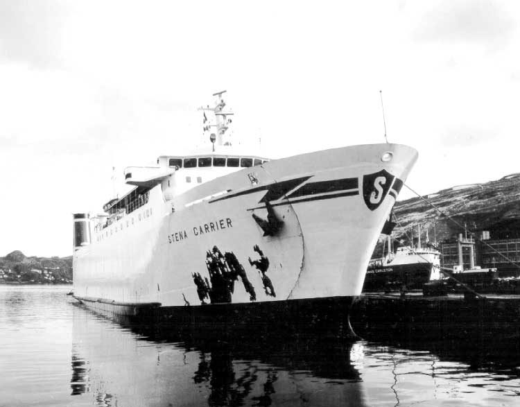 Coastal ship MV Stena Carrier