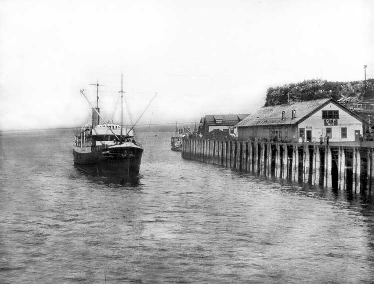 Pacific coastal ship SS Prince John in the Prince Rupert Harbour