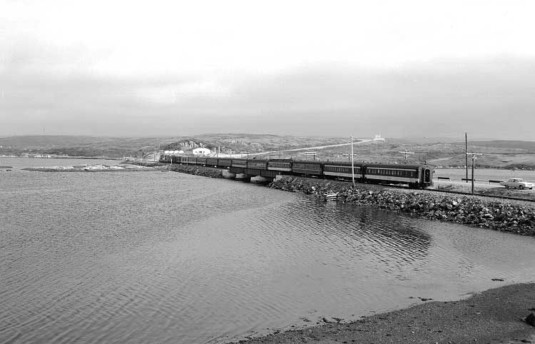 CN passenger train Newfie Bullet en route to  St. John's