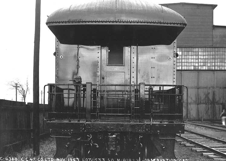 Nfld. Ry. observation car Fogo