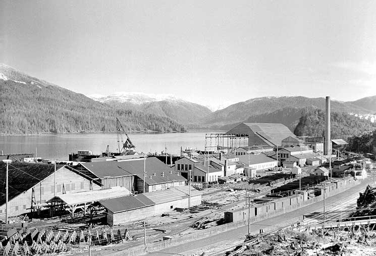 East end of the Prince Rupert shipyard and dry dock