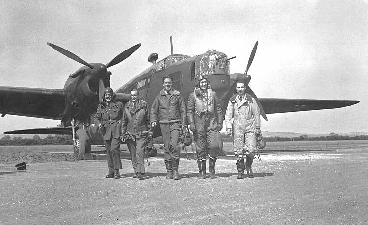 These graduates of the British Commonwealth Air Training Plan belong to an operational squadron