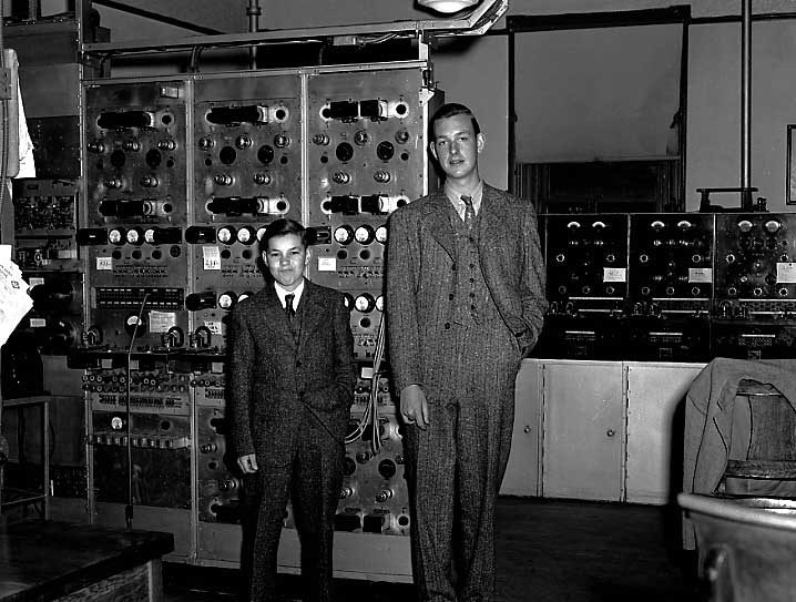 16 year old telegraph operators in a Canadian National Telegraphs office