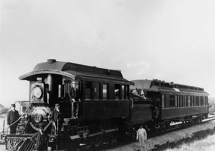 Central Vermont Railways Inspection Locomotive  St. Lawrence no. 109, left side