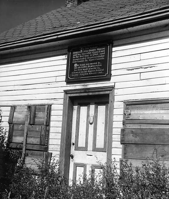 House where Governor John Graves Simcoe and executive council met in 1792 - Court of Upper Canada