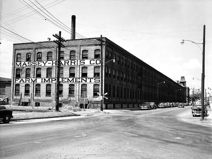 A Massey-Harris Co. farm implements factory