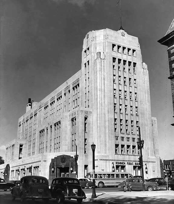 The Dominion Public Building on Richmond St.
