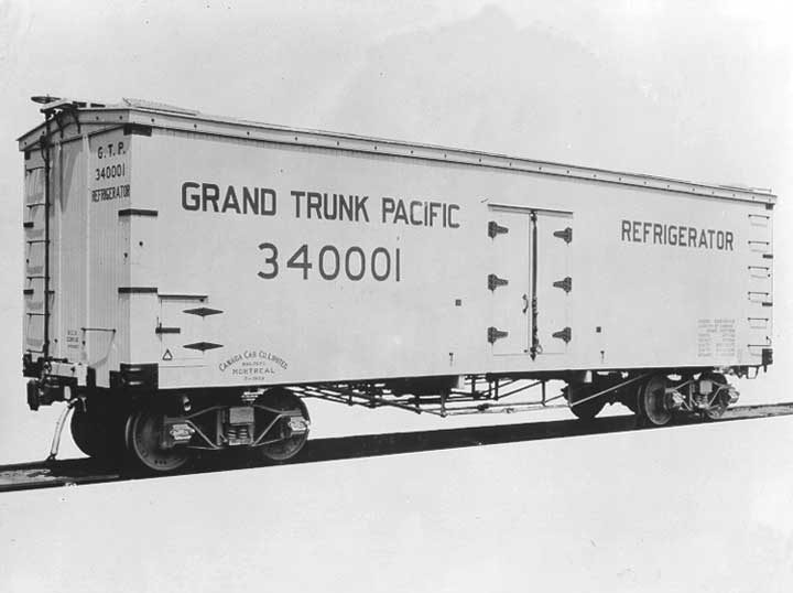 Grand Trunk Pacific Railway Company refrigerator car no. 340001