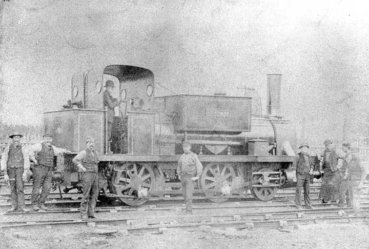 First locomotive built in shops at Sydney Mines