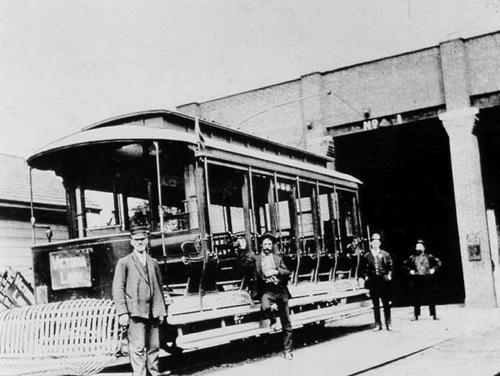 A St. Catharines, Merritton and Thorold Street Railway open streetcar