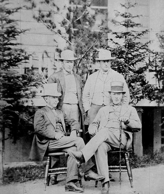 The first Board of Commissioners of the Intercolonial Railway