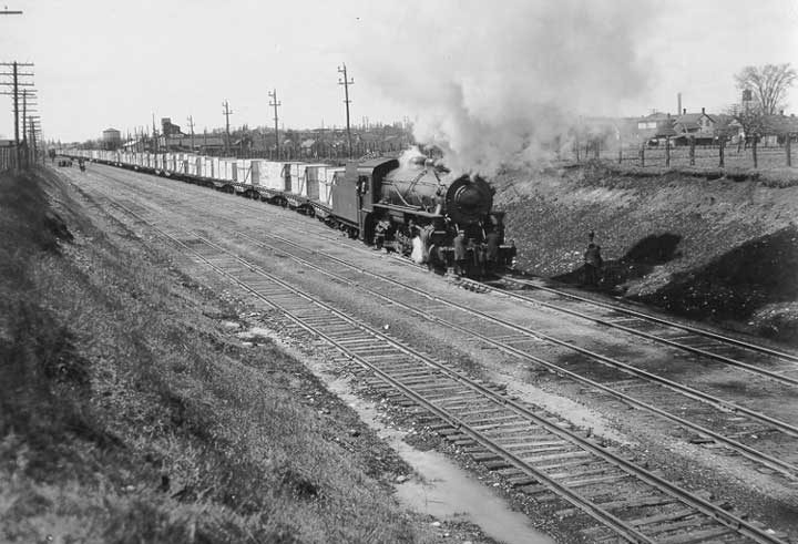 A shipment of automobile parts near Oshawa