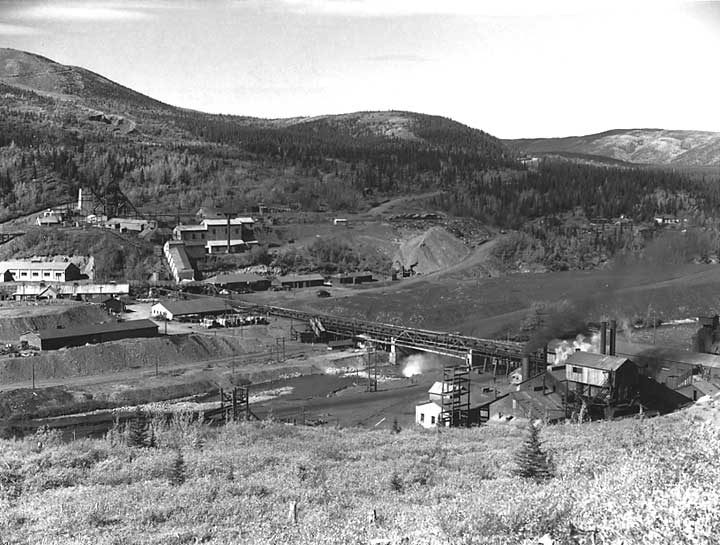 A coal mining operation in Western Canada