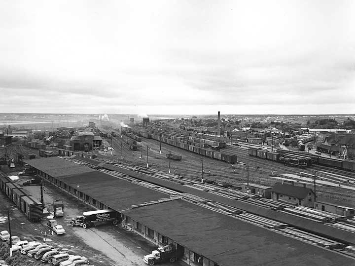 Canadian National Railway yard and sheds