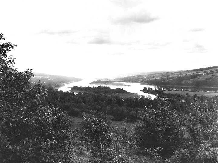 The Saint John River Valley from Coad Hill