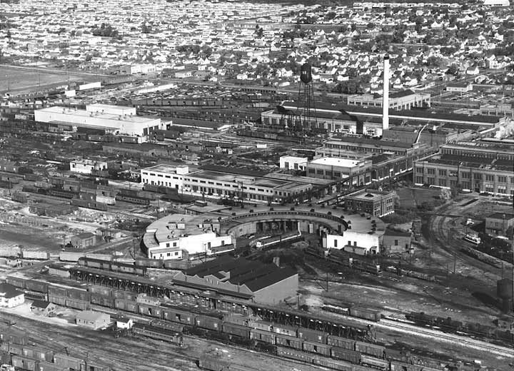 Transcona operations centre, showing repair shops