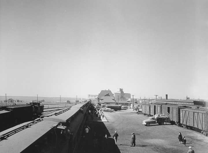 The railway station at Churchill